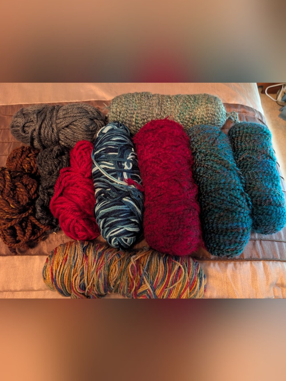 Fun Lot Of Assorted Yarn Craft Supplies